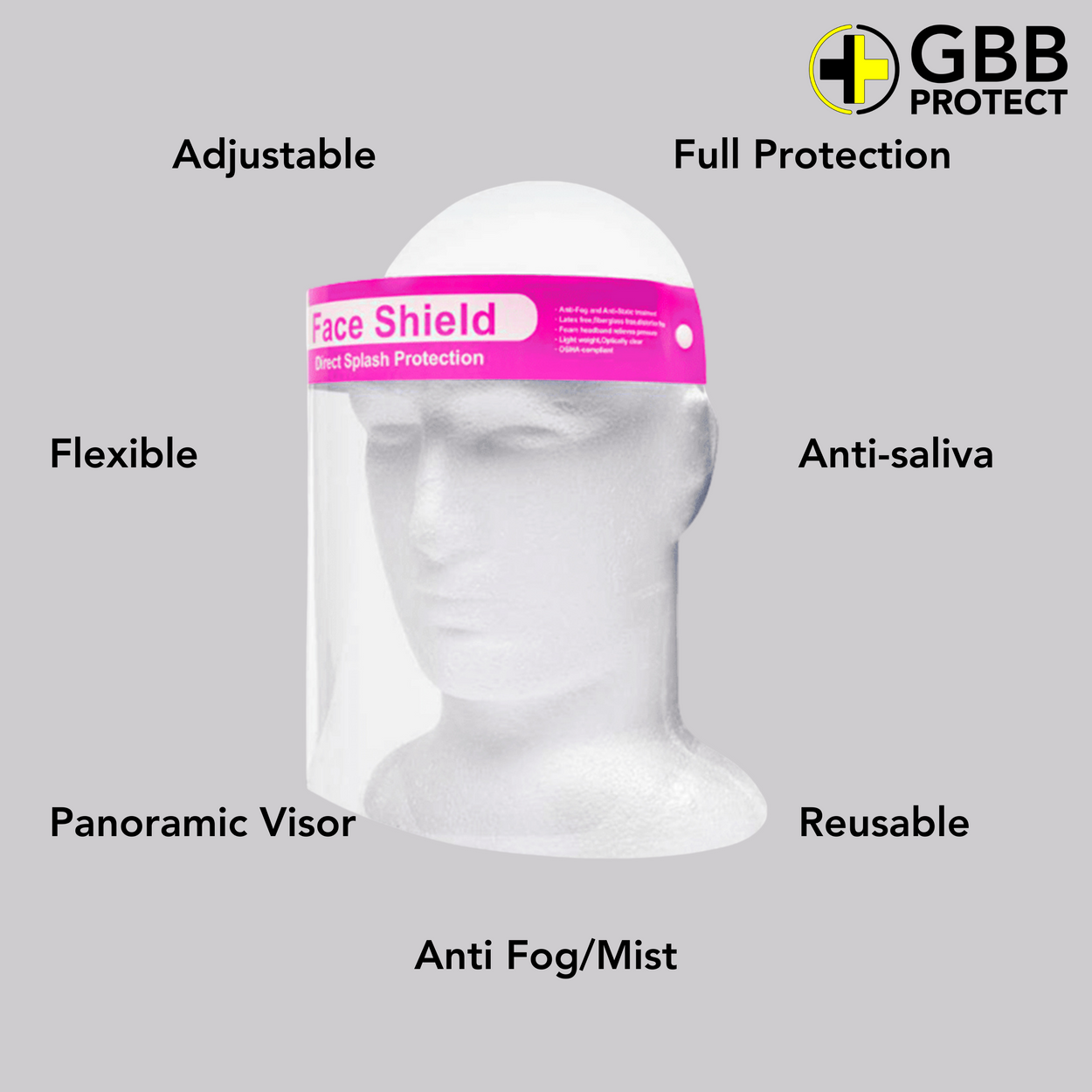 Reusable Standard Face Visor Foam