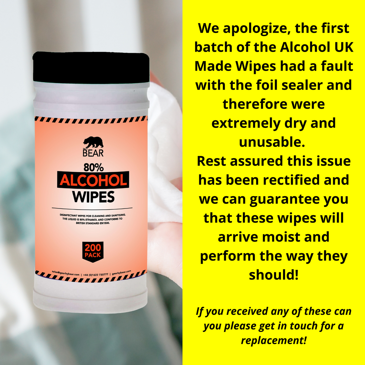 Alcohol wipes uk deals