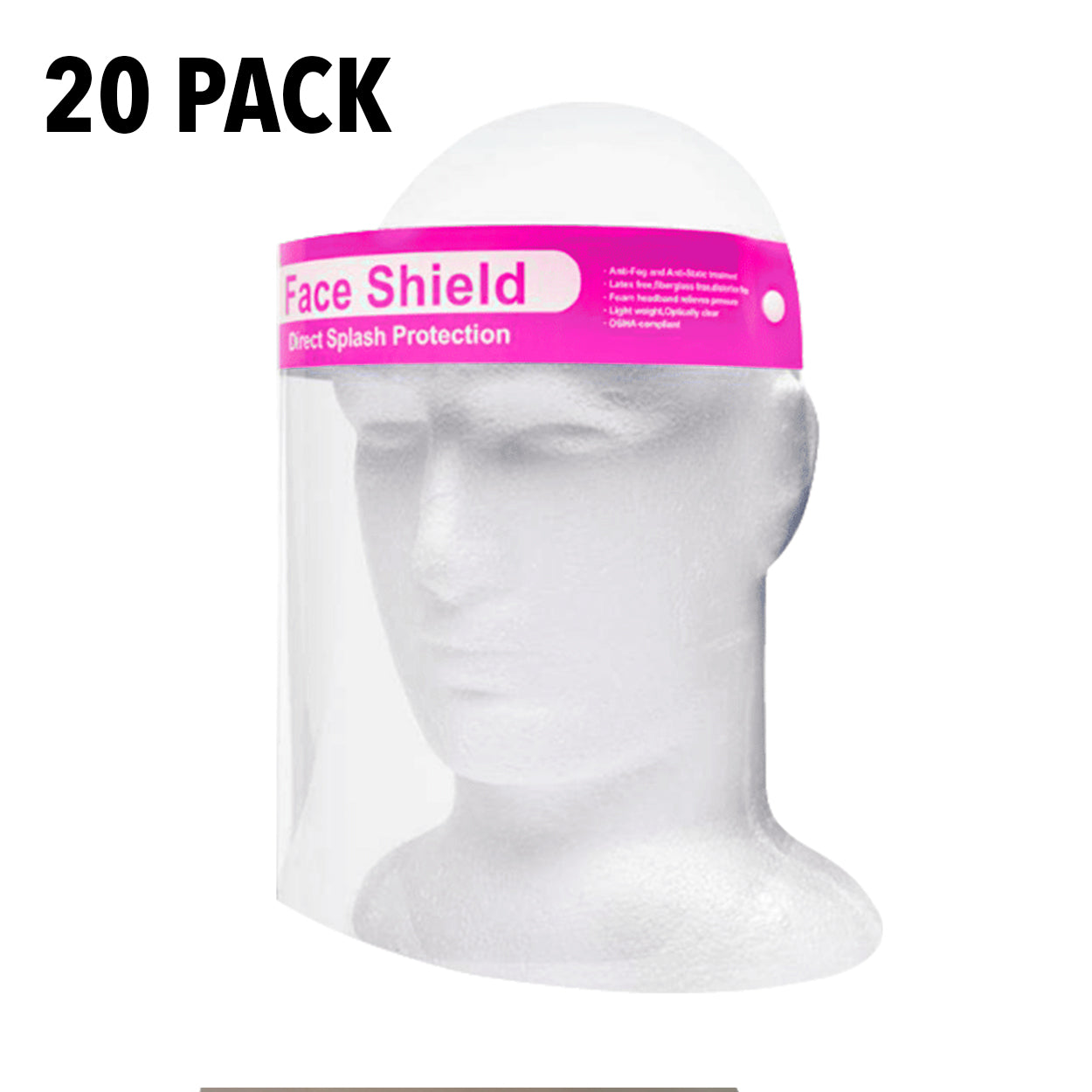 Reusable Standard Face Visor Foam