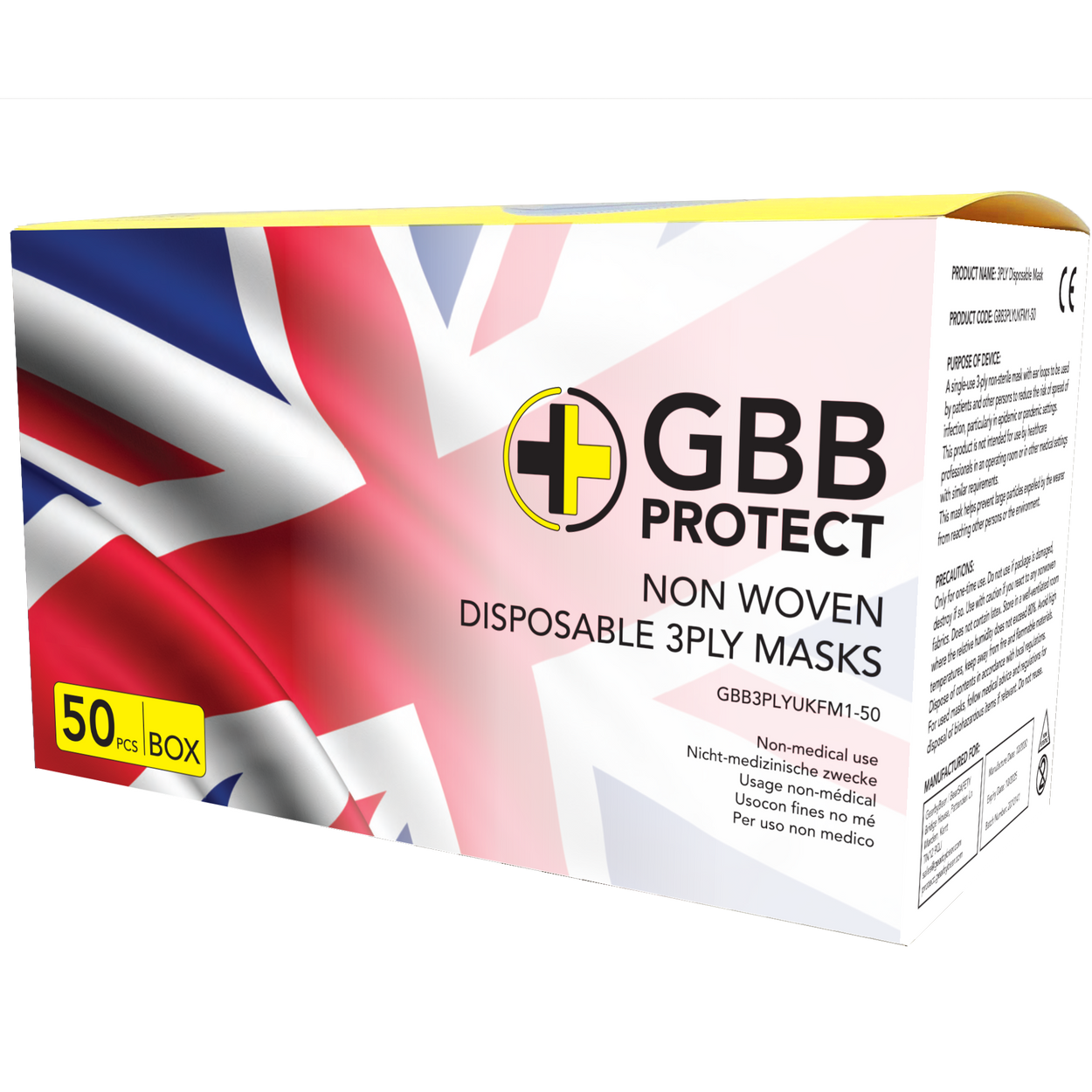 UK Manufactured 3 PLY Mask